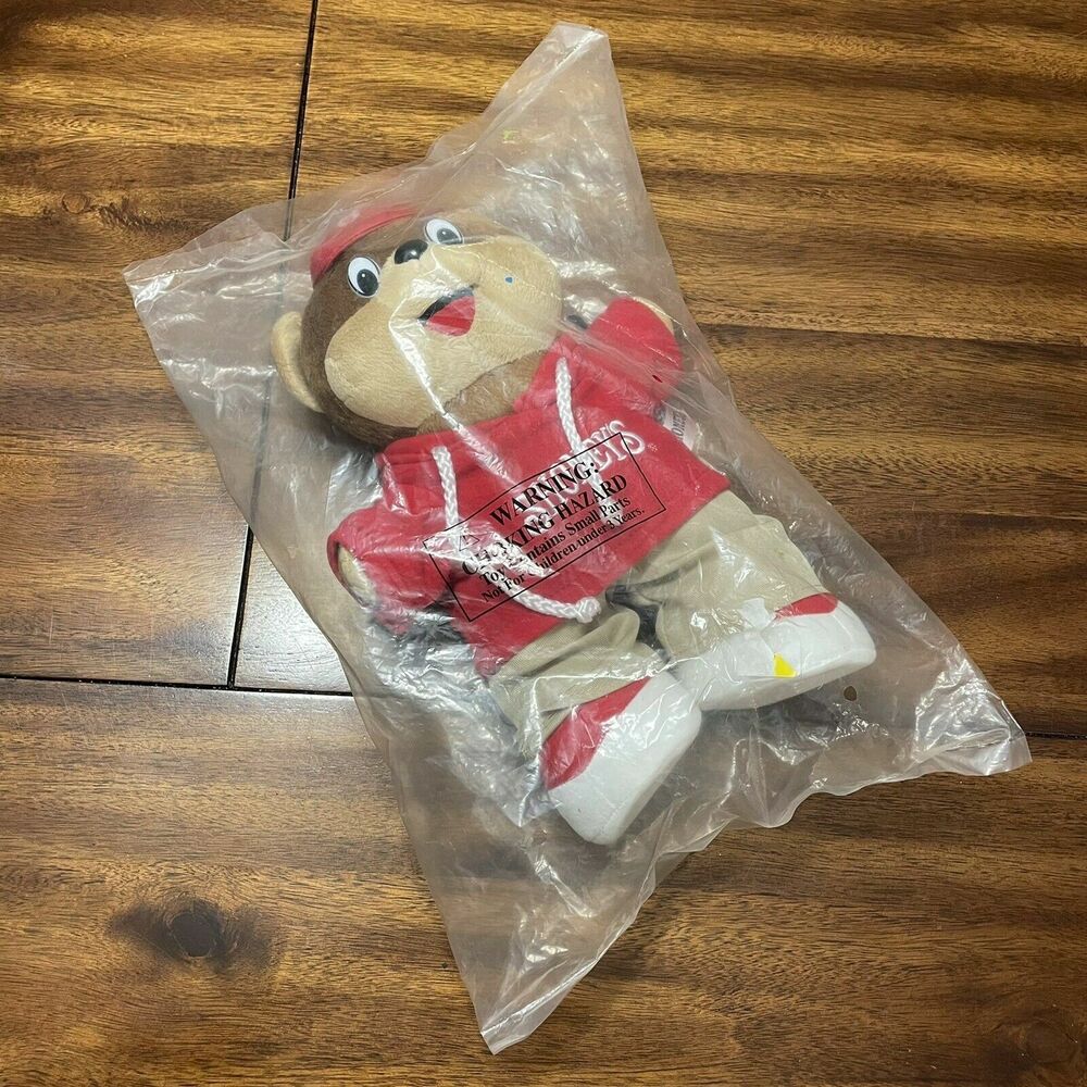 Shoney's Restaurant Shoney Bear Hoodie Plush 12" Teddy Bear 2016 Used